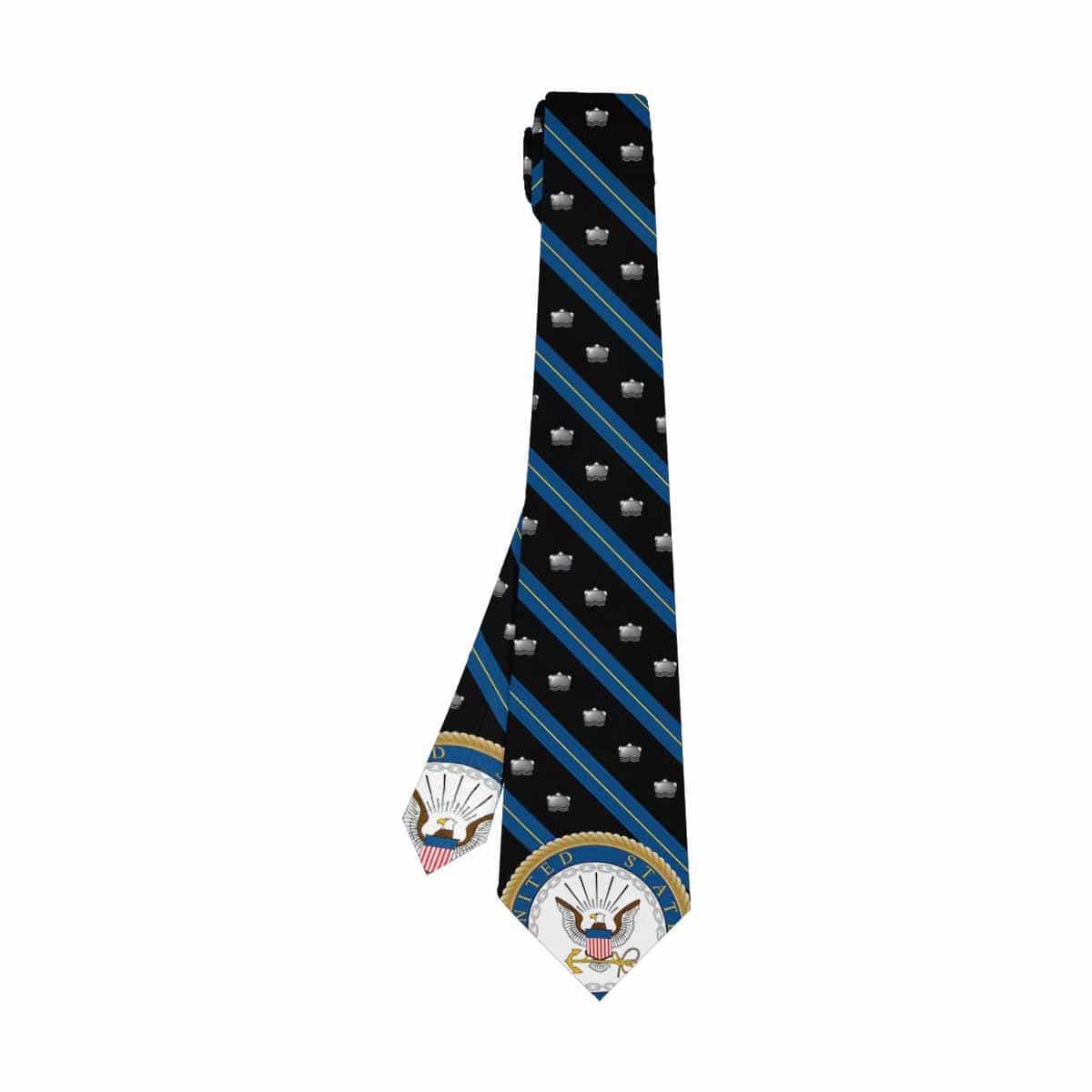 US Navy Mineman Navy MN Classic Necktie (Two Sides)-Necktie-Navvy-Rate-Veterans Nation