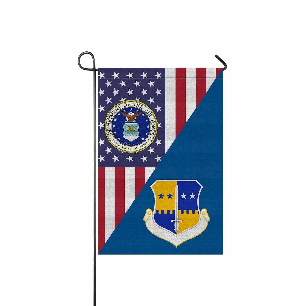 US Air Force Division 4th Air Division Garden Flag/Yard Flag 12 inches x 18 inches Twin-Side Printing-GDFlag-USAF-AirDivision-Veterans Nation