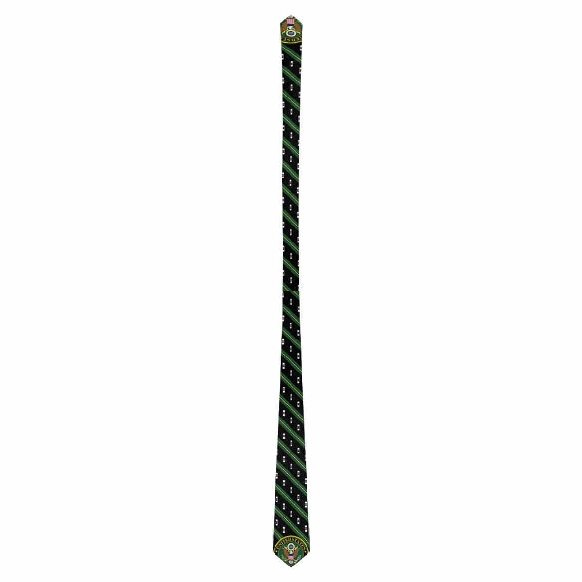 US Army W-2 Classic Necktie (Two Sides)-Necktie-Army-Ranks-Veterans Nation