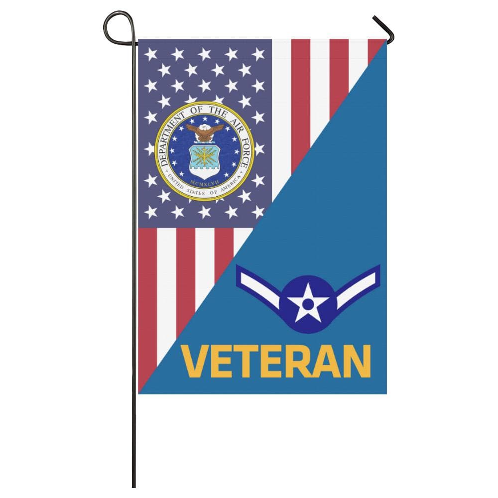 US Air Force E-2 Airman Amn Veteran House Flag 28 inches x 40 inches Twin-Side Printing-HouseFlag-USAF-Ranks-Veterans Nation