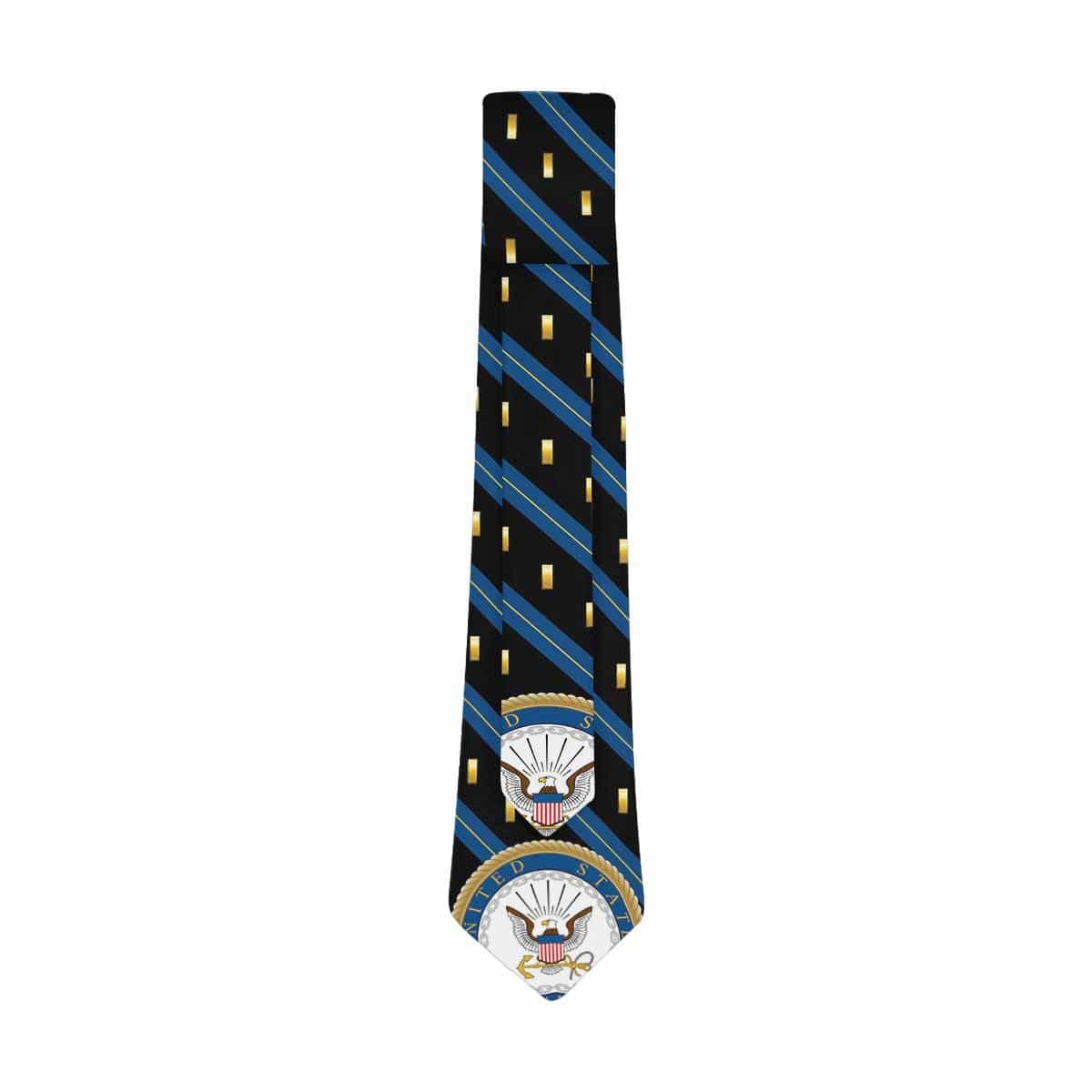 US Navy O-1 Officer Classic Necktie (Two Sides)-Necktie-Navy-Officer-Veterans Nation