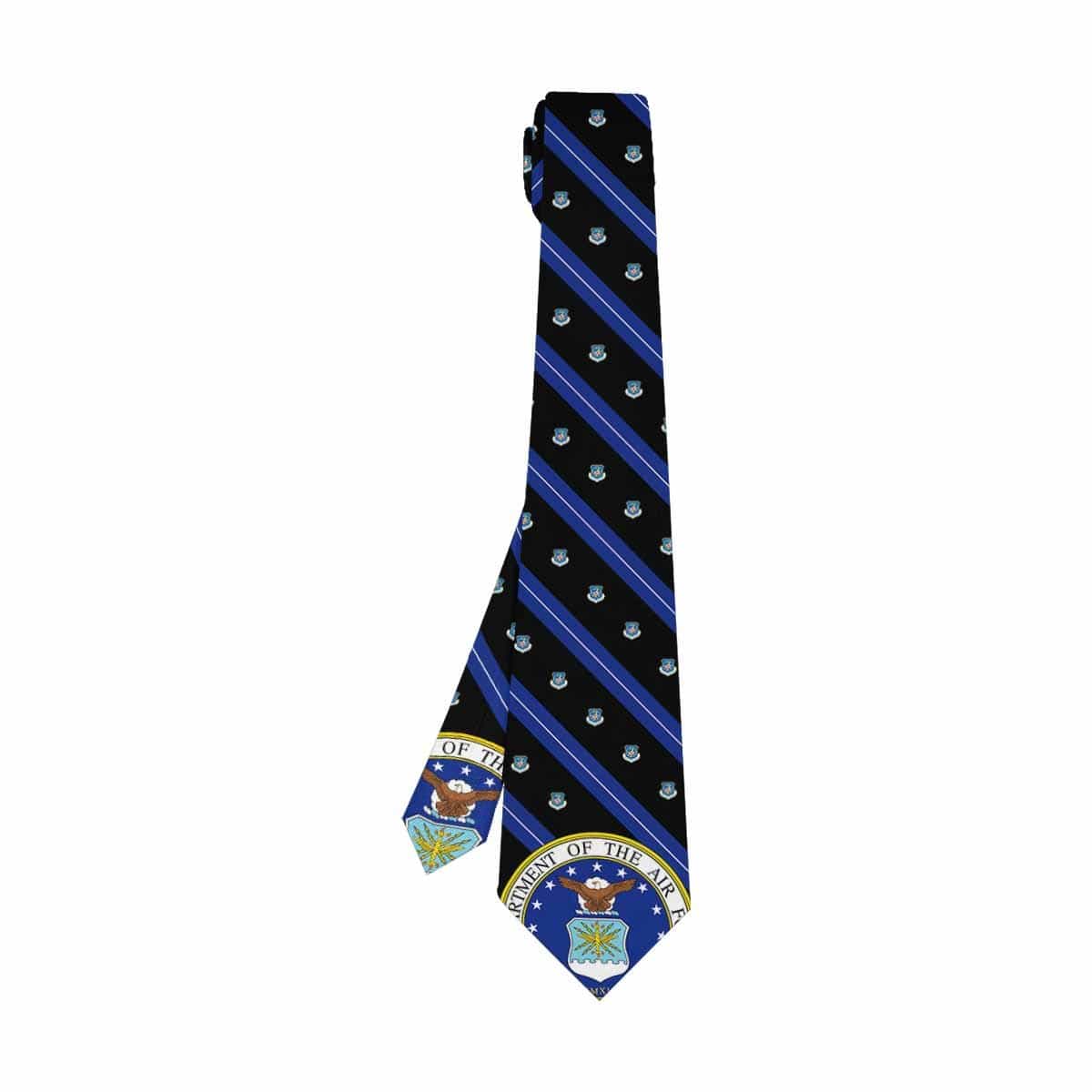 USAF Seventh Air Force Classic Necktie (Two Sides)-Necktie-USAF-Major-Veterans Nation