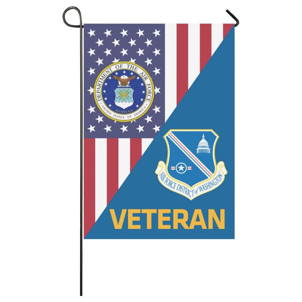 US Air Force District of Washington Veteran House Flag 28 inches x 40 inches Twin-Side Printing-HouseFlag-USAF-Shield-Veterans Nation