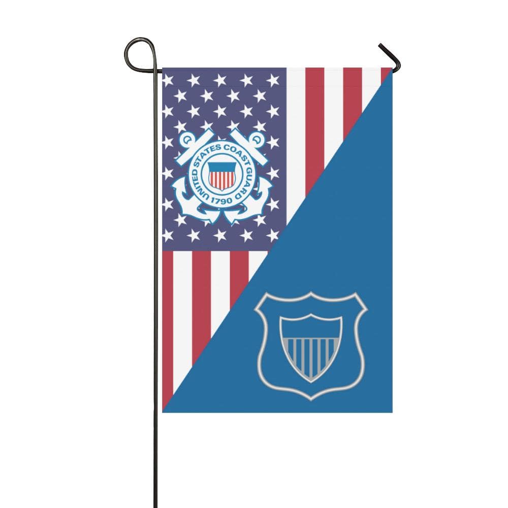 USCG MARITIME ENFORCEMENT ME Garden Flag/Yard Flag 12 inches x 18 inches-GDFlag-USCG-Rate-Veterans Nation