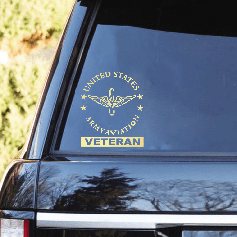 United States Army Aviation Clear Stickers-Decal-Army-Branch-Veterans Nation