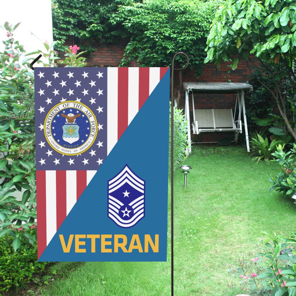 US Air Force E-9 Command Chief Master Sergeant CCM Veteran House Flag 28 inches x 40 inches Twin-Side Printing-HouseFlag-USAF-Ranks-Veterans Nation