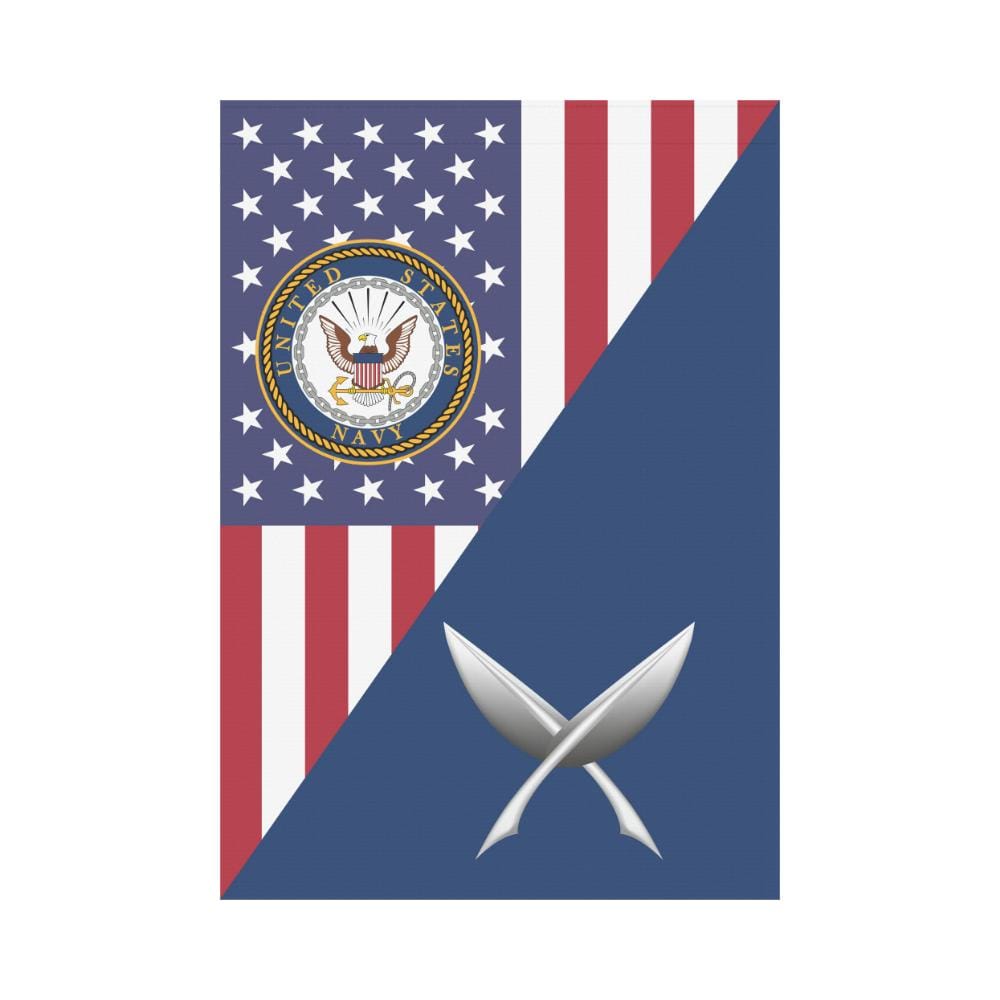 US Navy Yeoman Navy YN House Flag 28 inches x 40 inches Twin-Side Printing-HouseFlag-Navy-Rate-Veterans Nation