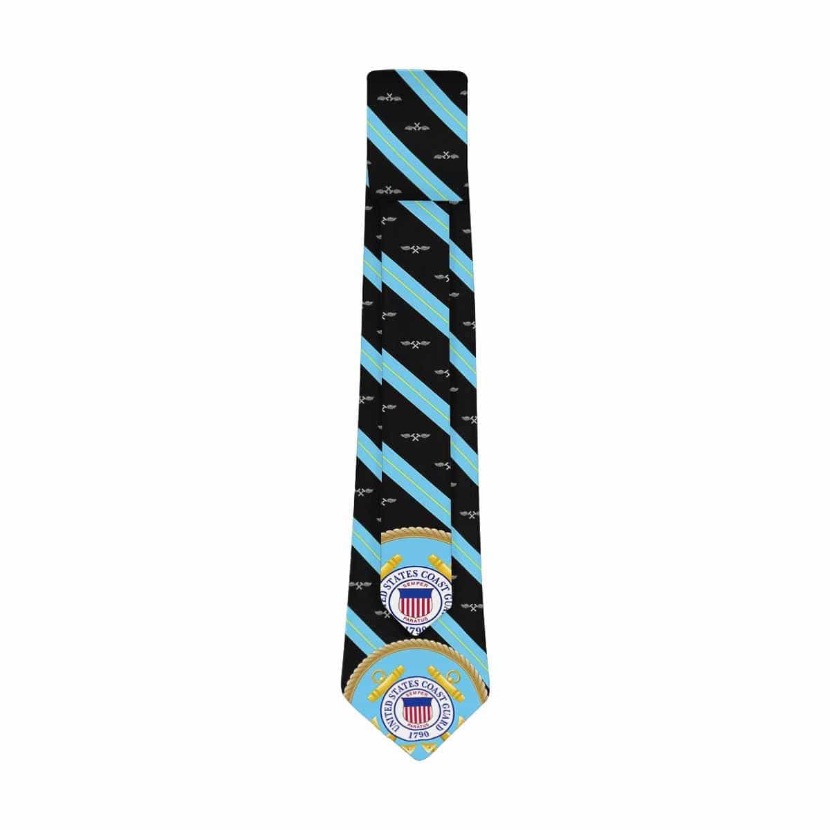 USCG AM Classic Necktie (Two Sides)-Necktie-USCG-Rate-Veterans Nation