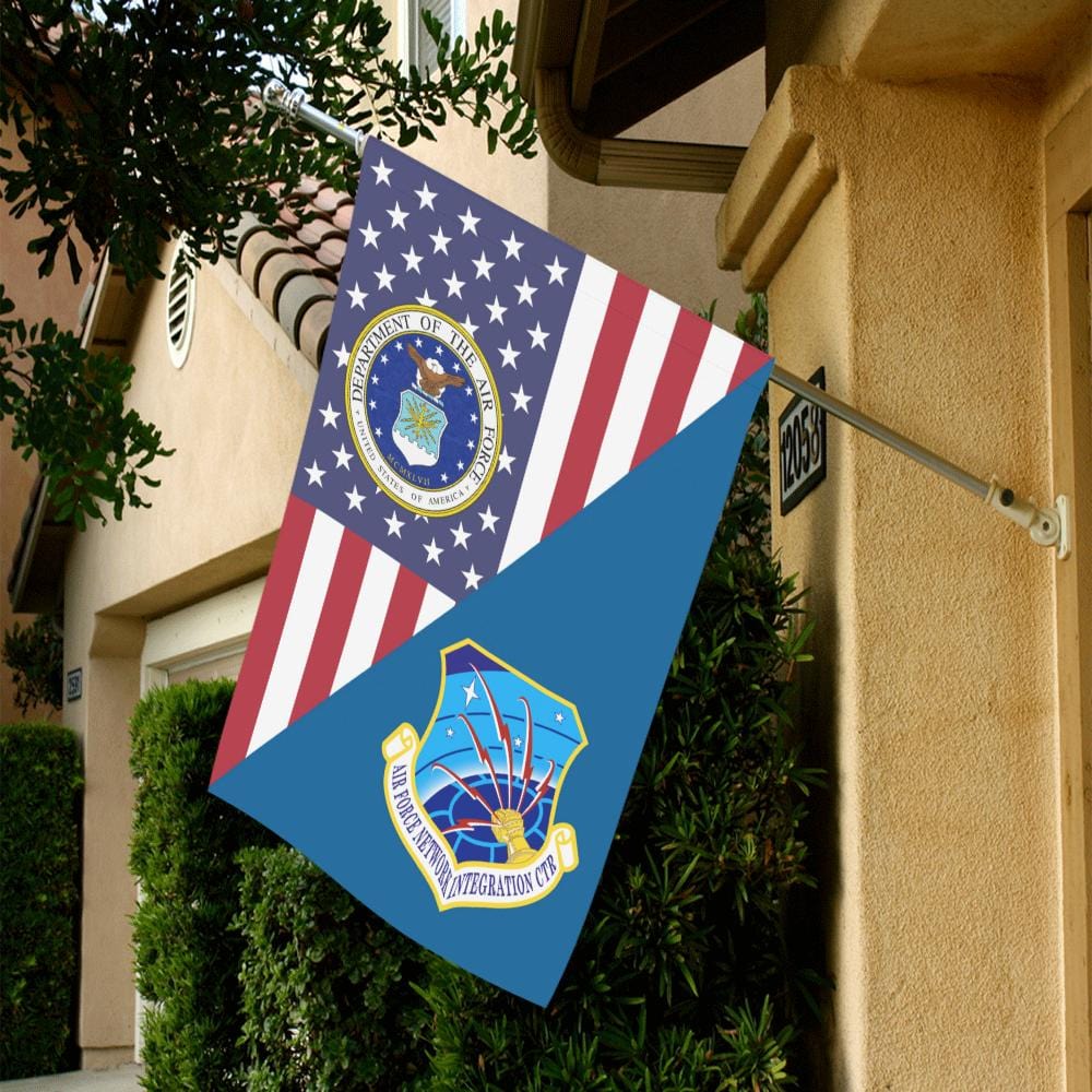 US Air Force Communications Command House Flag 28 inches x 40 inches Twin-Side Printing-HouseFlag-USAF-Shield-Veterans Nation