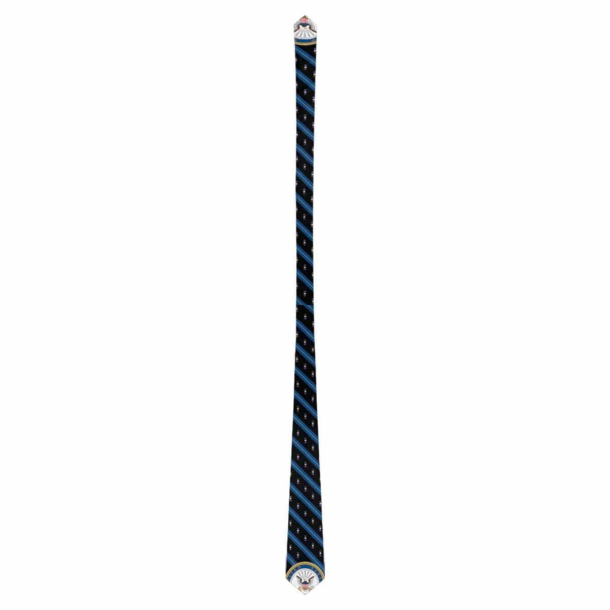 US Navy W-1 Officer Classic Necktie (Two Sides)-Necktie-Navy-Officer-Veterans Nation