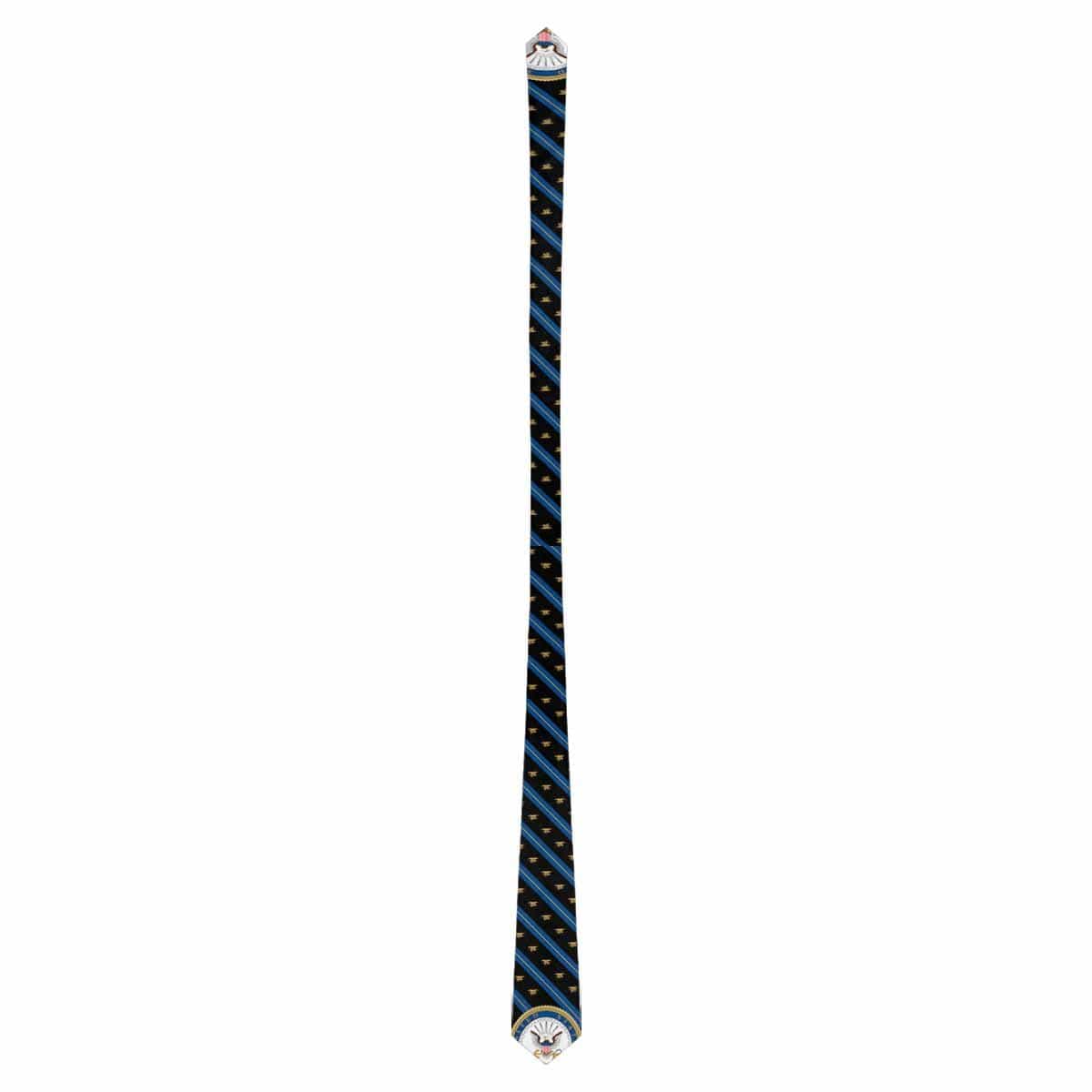 US Navy Special Warfare Badge Classic Necktie (Two Sides)-Necktie-Navy-Badge-Veterans Nation