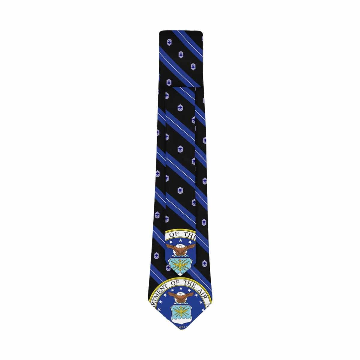 US Air Force E-9 CMSAF Classic Necktie (Two Sides)-Necktie-USAF-Ranks-Veterans Nation