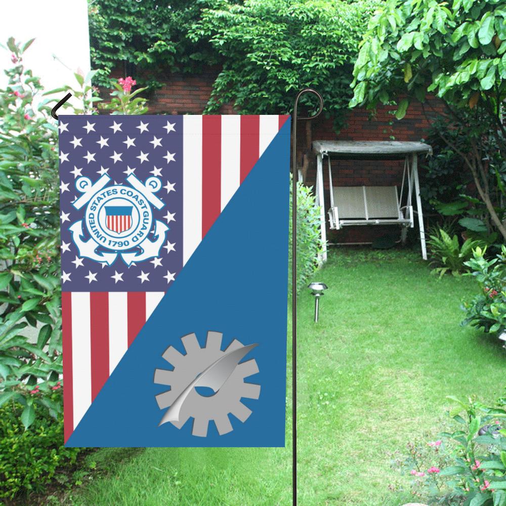 US Coast Guard Data Processing Technician DP Garden Flag/Yard Flag 12 inches x 18 inches-GDFlag-USCG-Rate-Veterans Nation
