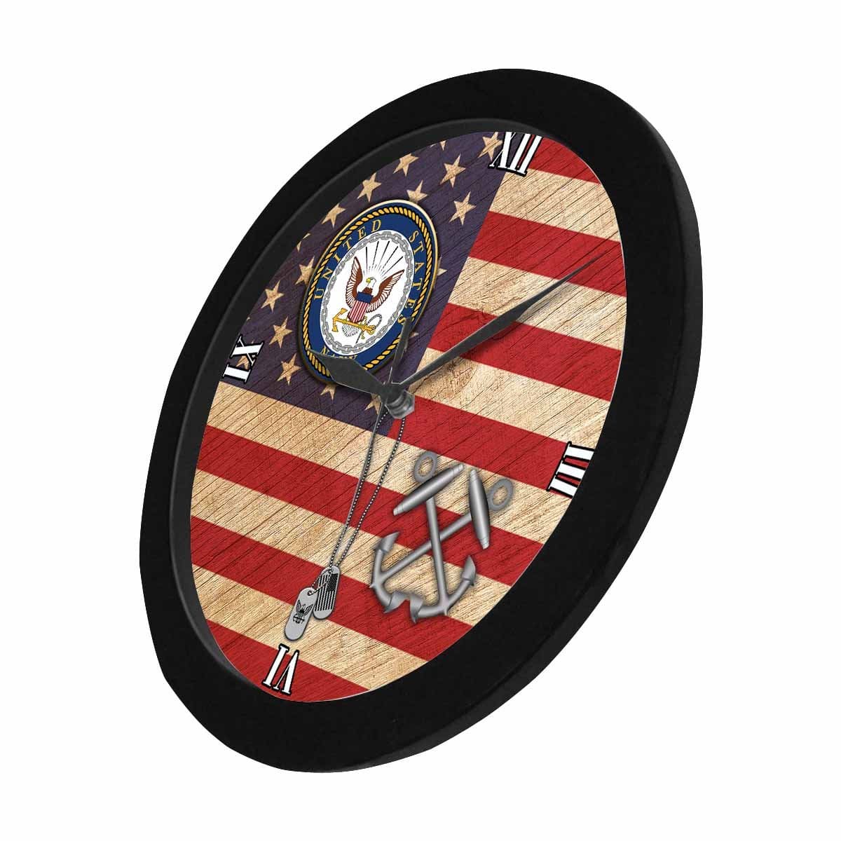 US U.S Navy Boatswain's Mate Navy BM Wall Clock-WallClocks-Navy-Rate-Veterans Nation