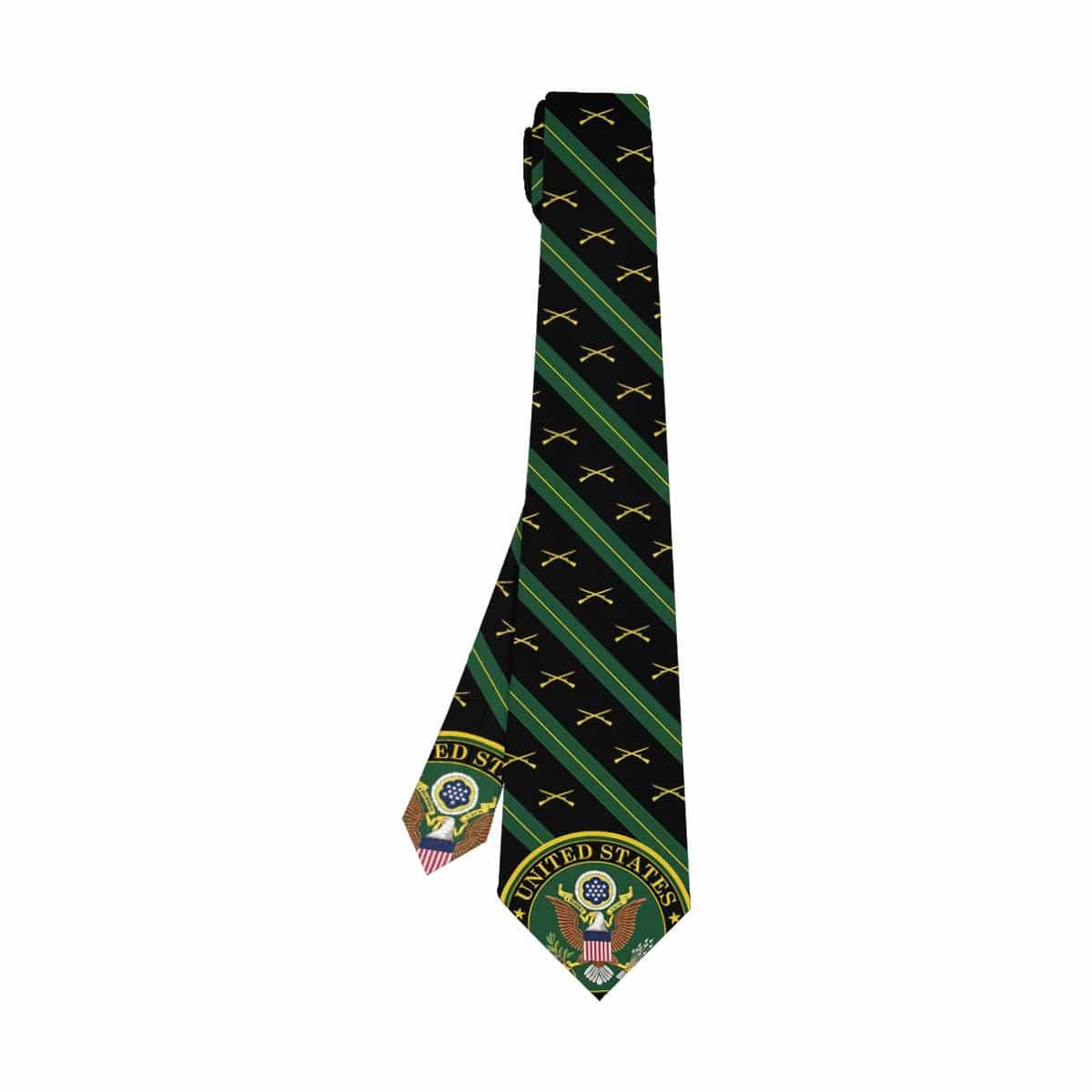 US Army Infantry Classic Necktie (Two Sides)-Necktie-Army-Branch-Veterans Nation