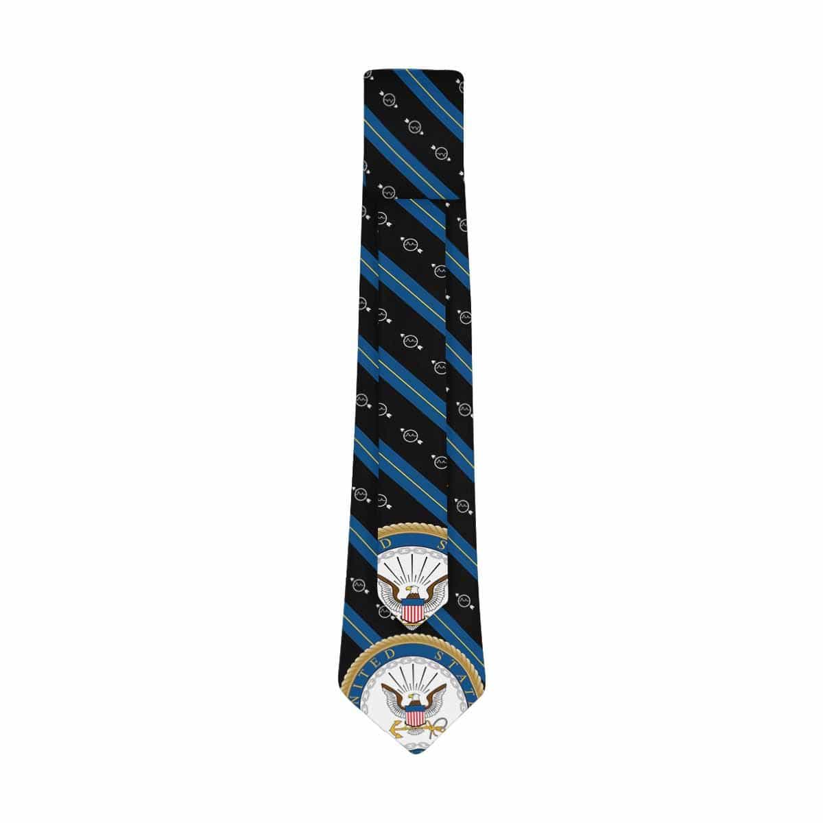 US Navy Operations specialist Navy OS Classic Necktie (Two Sides)-Necktie-Navvy-Rate-Veterans Nation