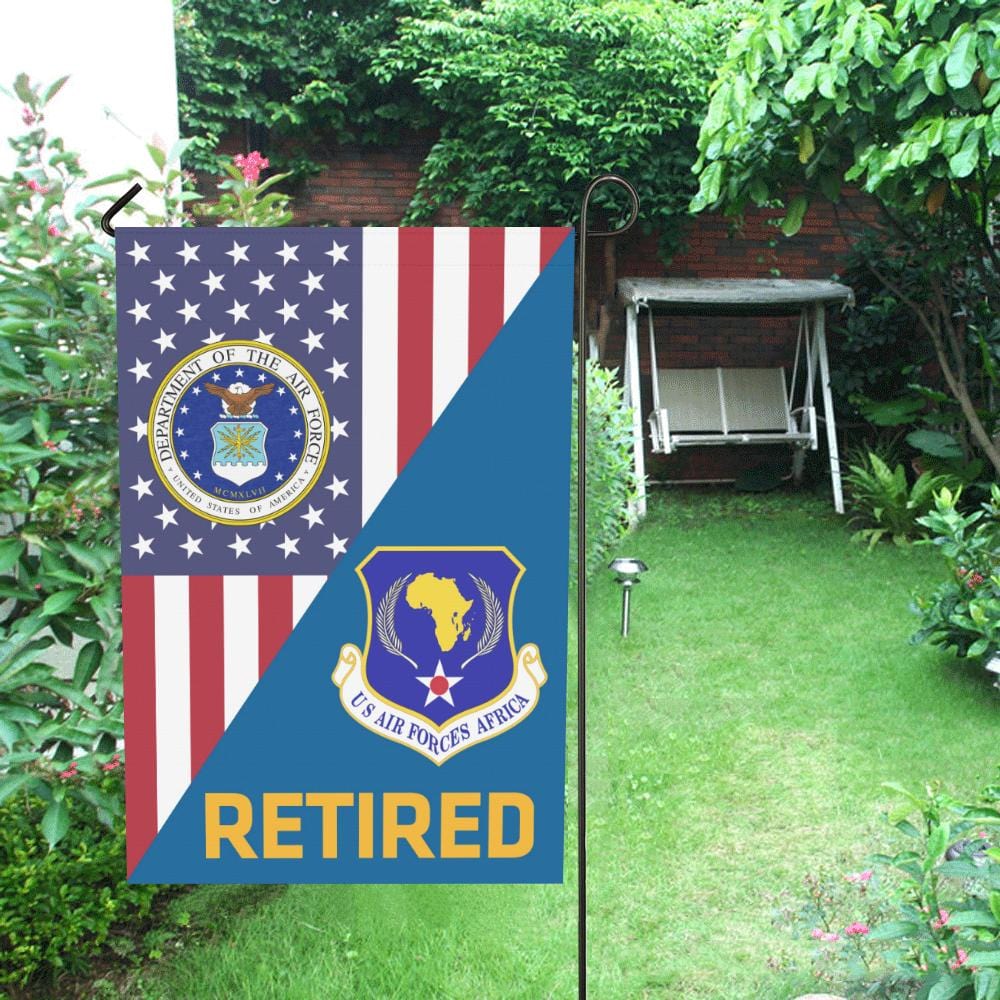 United States Air Forces Africa Retired House Flag 28 inches x 40 inches Twin-Side Printing-HouseFlag-USAF-Shield-Veterans Nation