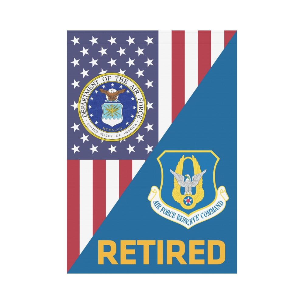 US Air Force Reserve Command Retired House Flag 28 inches x 40 inches Twin-Side Printing-HouseFlag-USAF-Shield-Veterans Nation