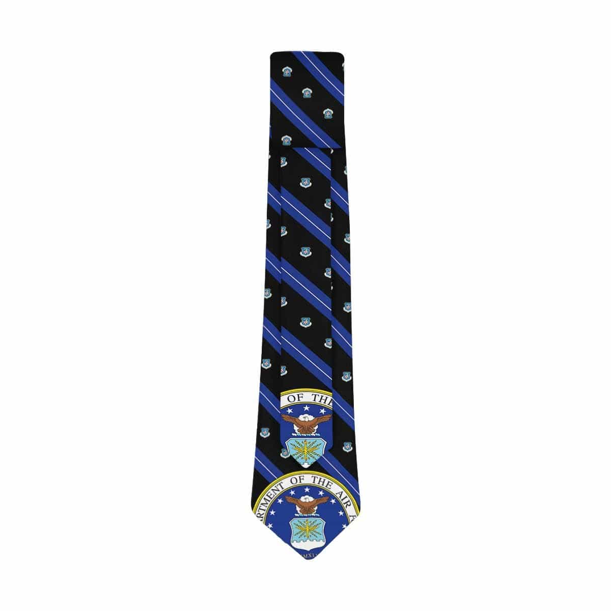 USAF Seventh Air Force Classic Necktie (Two Sides)-Necktie-USAF-Major-Veterans Nation