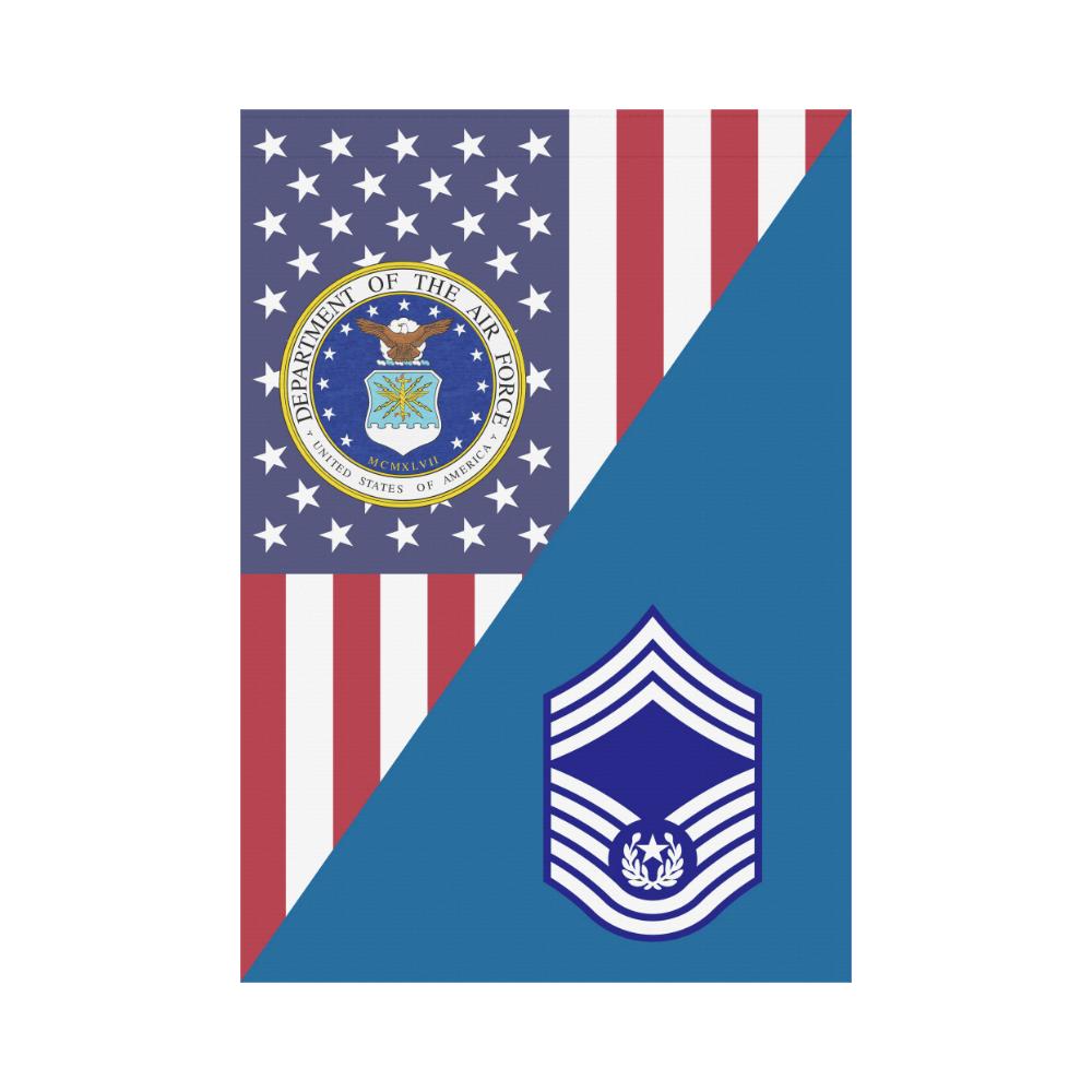 US Air Force E-9 Chief Masterergeant Of The Air Force E9 CMSAF Noncommissioned Officer (Special) House Flag 28 inches x 40 inches Twin-Side Printing-HouseFlag-USAF-Ranks-Veterans Nation