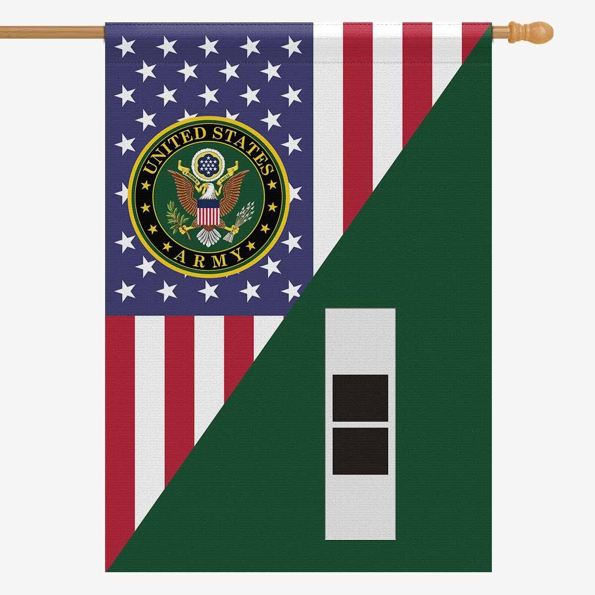 US Army W-2 Chief Warrant Officer 2 House Flag 28 Inch x 40 Inch 2-Side Printing-HouseFlag-Army-Ranks-Veterans Nation