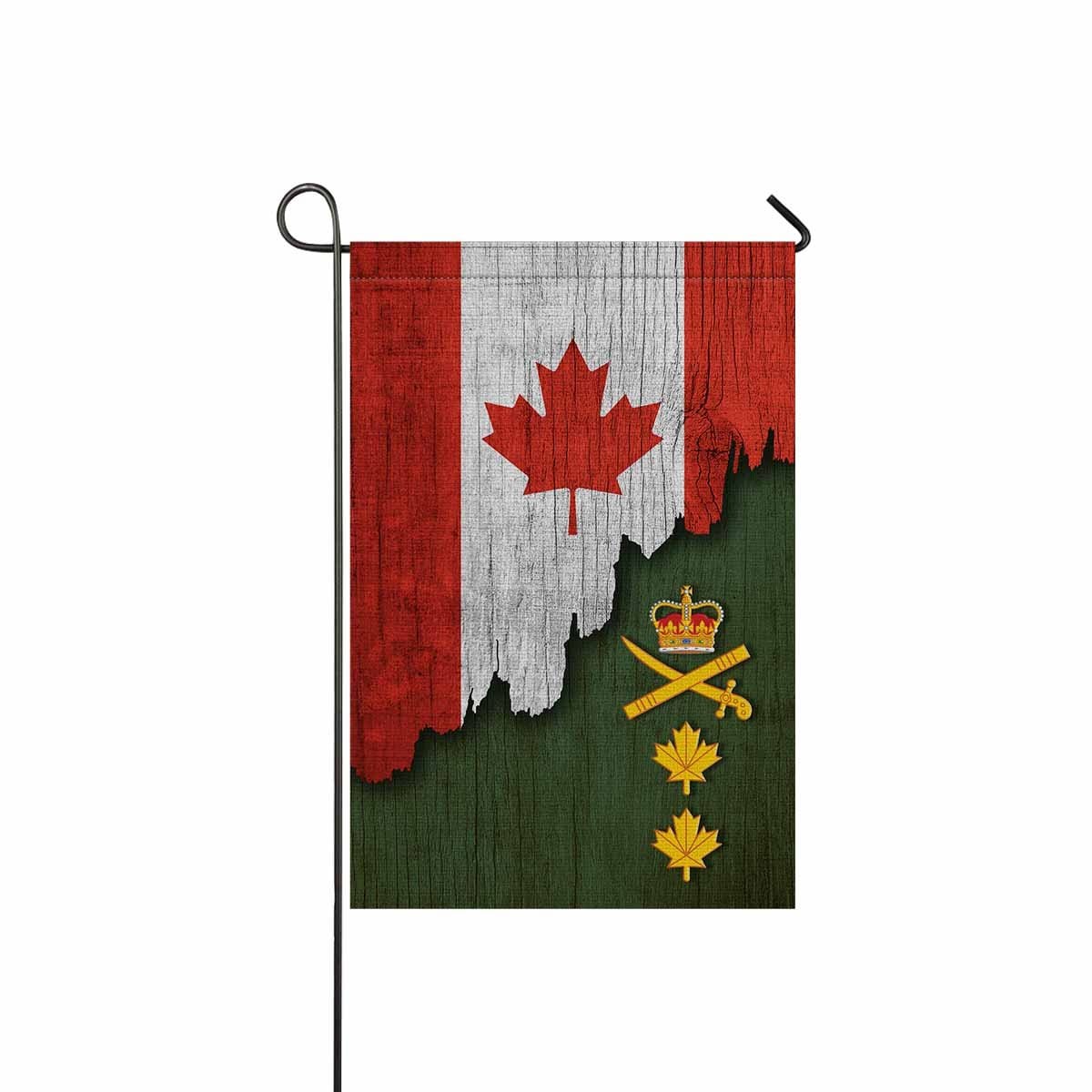 Canadian Army Major-General (MGen) Garden Flag 12Inch x 18Inch Twin-Side Printing-Garden Flag-Veterans Nation