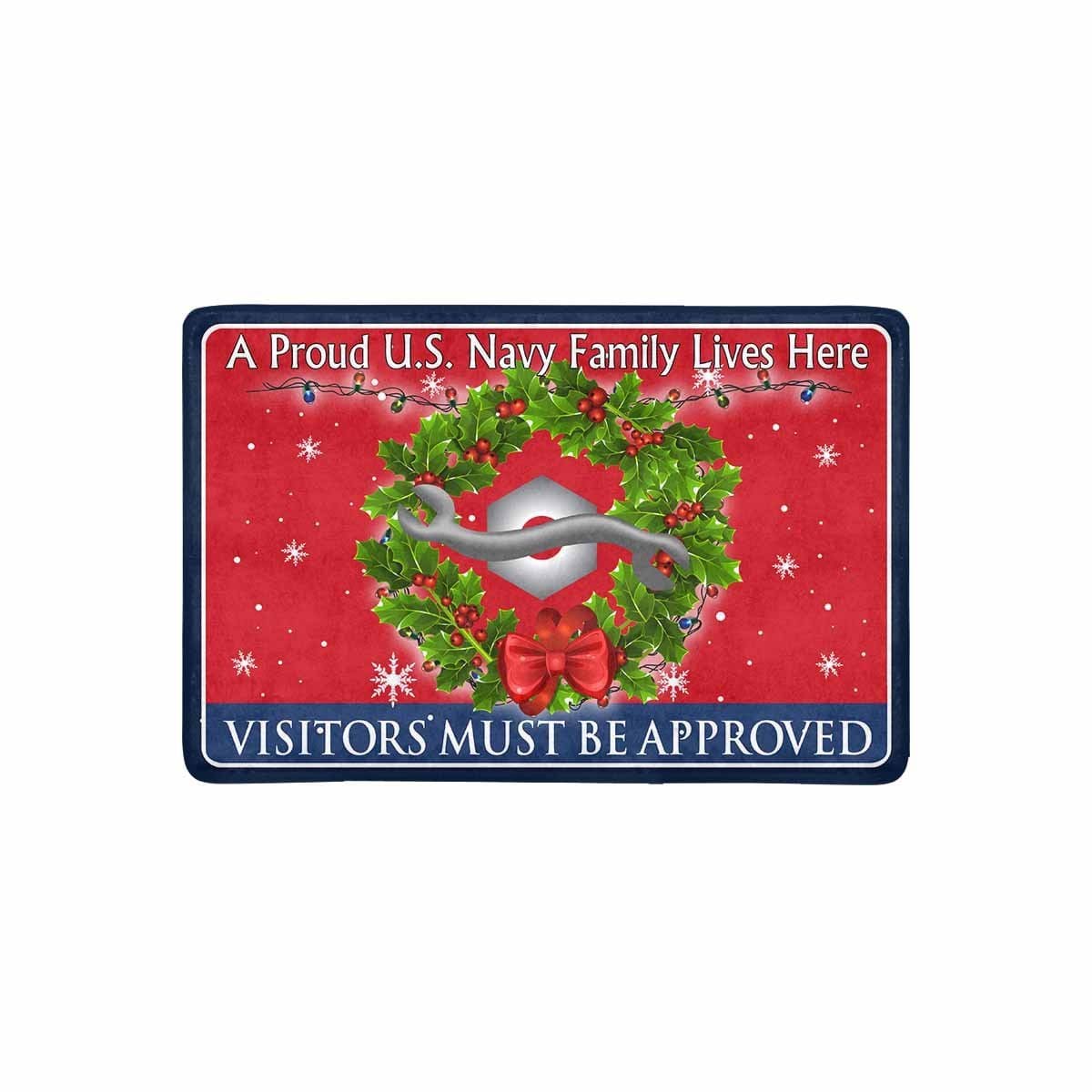 US Navy Construction Mechanic Navy CM - Visitors must be approved-Doormat-Navy-Rate-Veterans Nation