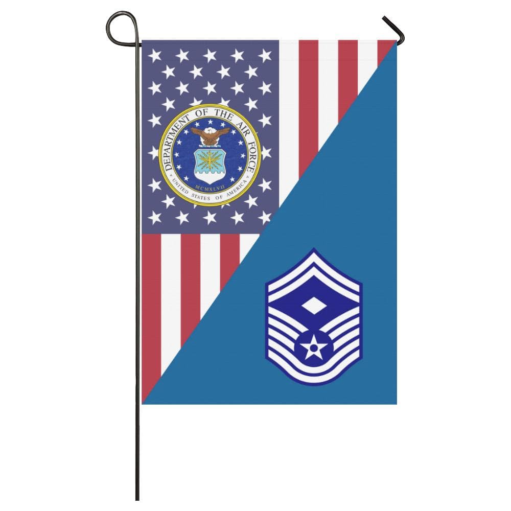 US Air Force E-8 First sergeant House Flag 28 inches x 40 inches Twin-Side Printing-HouseFlag-USAF-Ranks-Veterans Nation