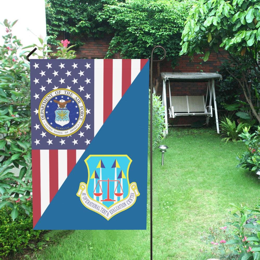 US Air Force Operational Test and Evaluation Cente House Flag 28 inches x 40 inches Twin-Side Printing-HouseFlag-USAF-Shield-Veterans Nation