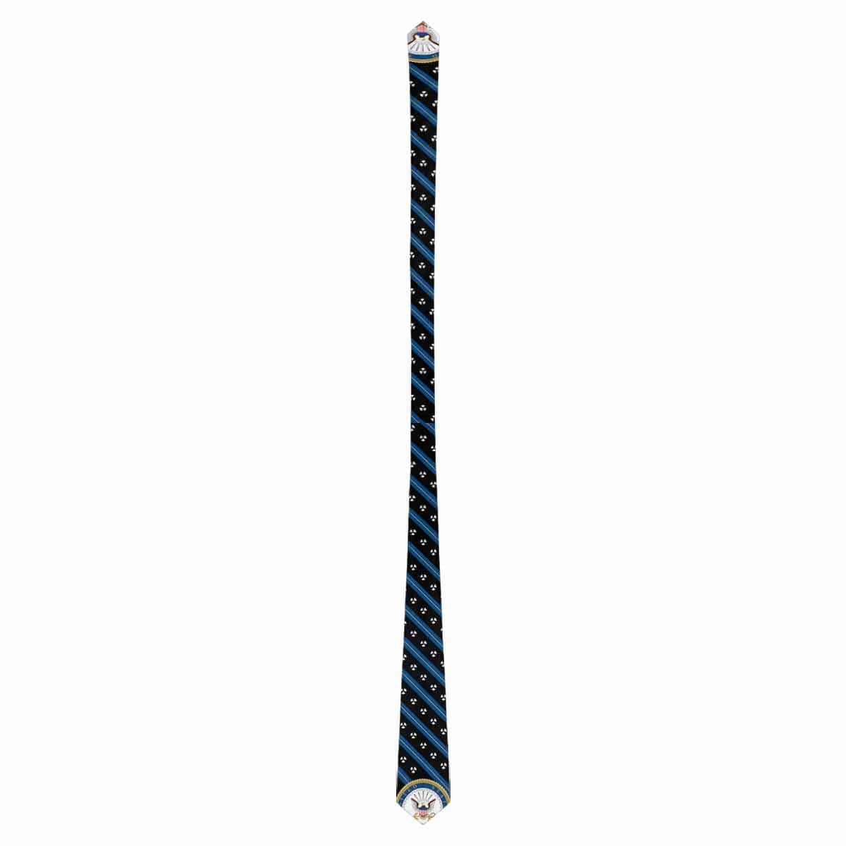 US Navy Machinist's Mate Navy MM Classic Necktie (Two Sides)-Necktie-Navvy-Rate-Veterans Nation