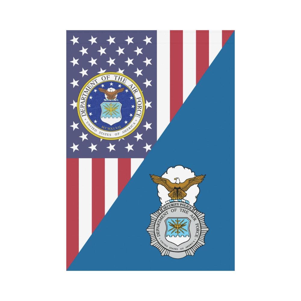 US Air Force Security Police House Flag 28 inches x 40 inches Twin-Side Printing-HouseFlag-USAF-Shield-Veterans Nation