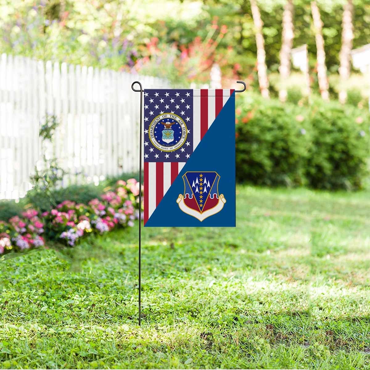 US Air Force 833d Air Division Garden Flag/Yard Flag 12 inches x 18 inches Twin-Side Printing-GDFlag-USAF-AirDivision-Veterans Nation