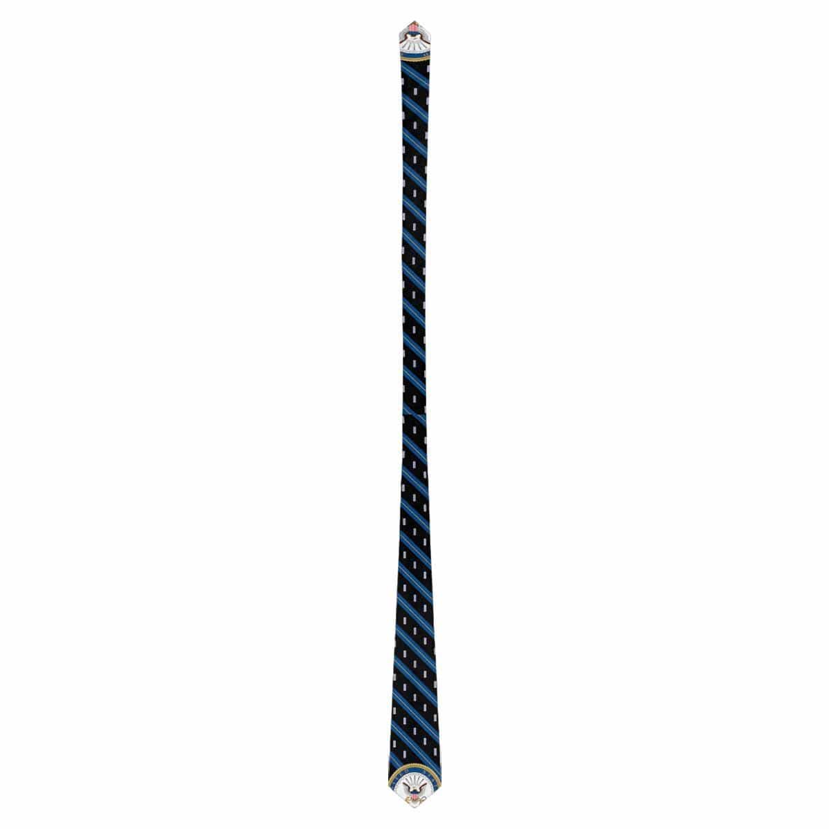 US Navy W-5 Officer Classic Necktie (Two Sides)-Necktie-Navy-Officer-Veterans Nation