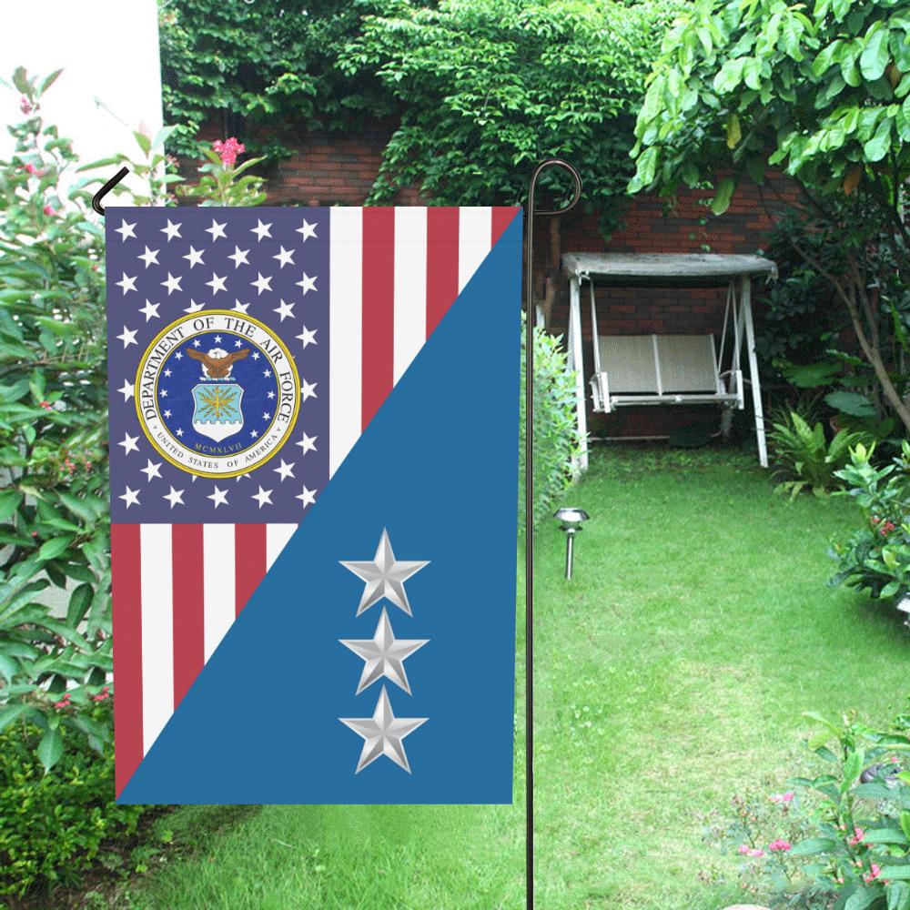 US Air Force O-9 Lieutenant General Lt Ge O9 House Flag 28 inches x 40 inches Twin-Side Printing-HouseFlag-USAF-Ranks-Veterans Nation