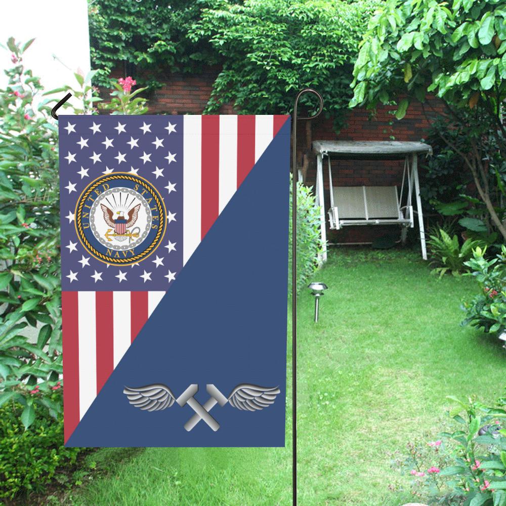 US Navy Aviation Structural Mechanic Navy AM House Flag 28 inches x 40 inches Twin-Side Printing-HouseFlag-Navy-Rate-Veterans Nation