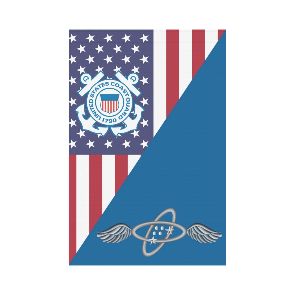 USCG AVIONICS ELECTRICAL TECHNICIAN AET Garden Flag/Yard Flag 12 inches x 18 inches-GDFlag-USCG-Rate-Veterans Nation