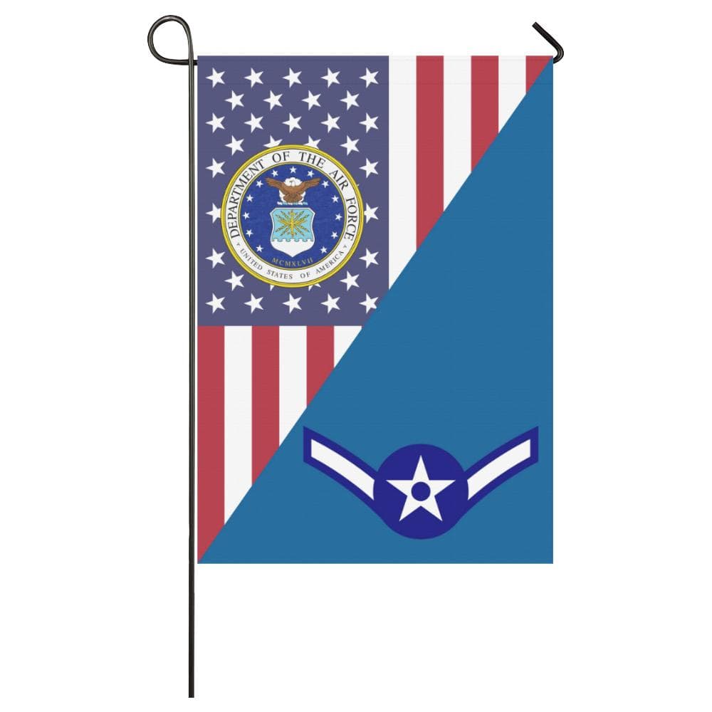 US Air Force E-2 Airman Amn House Flag 28 inches x 40 inches Twin-Side Printing-HouseFlag-USAF-Ranks-Veterans Nation