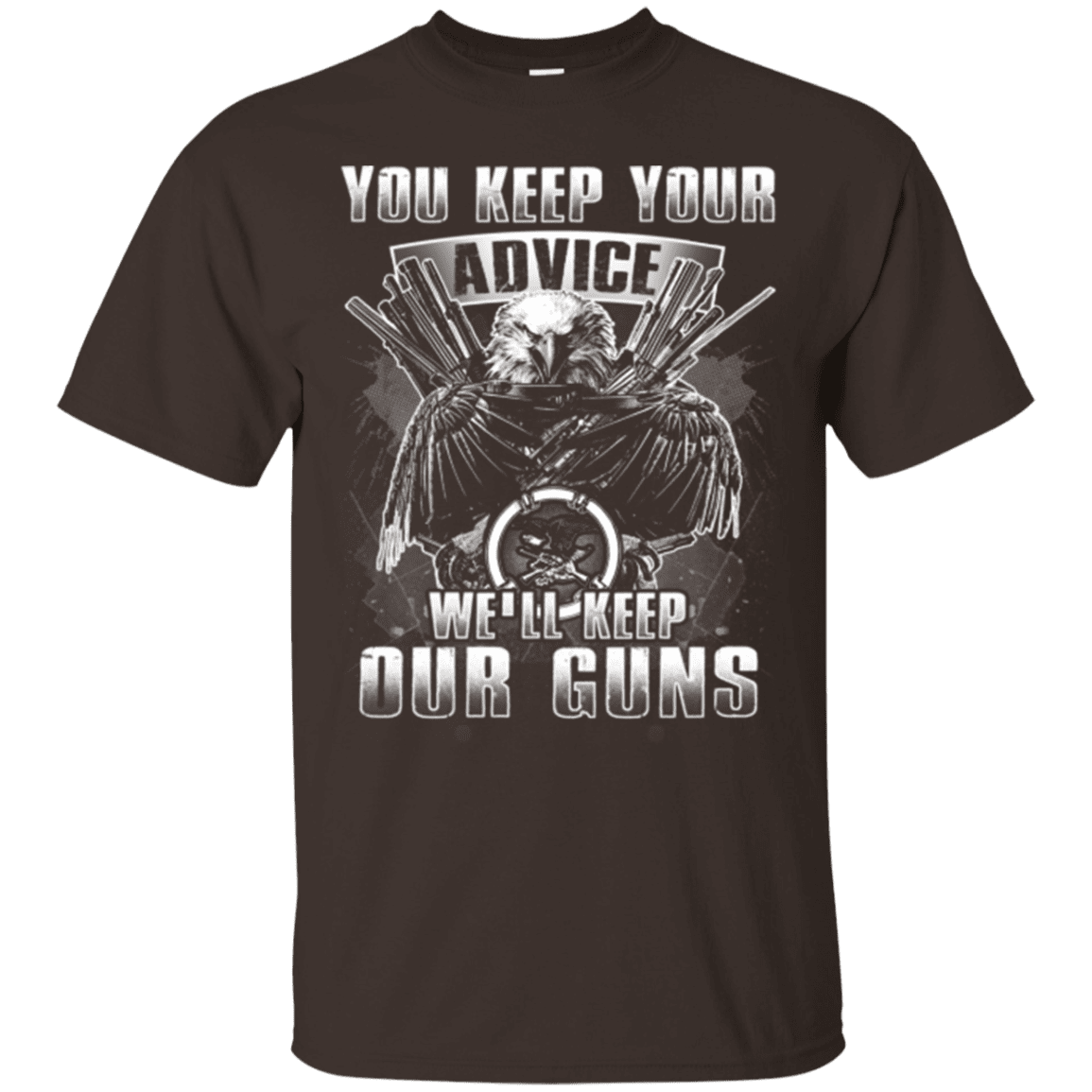 Military T-Shirt "KEEP OUR GUNS"-TShirt-General-Veterans Nation
