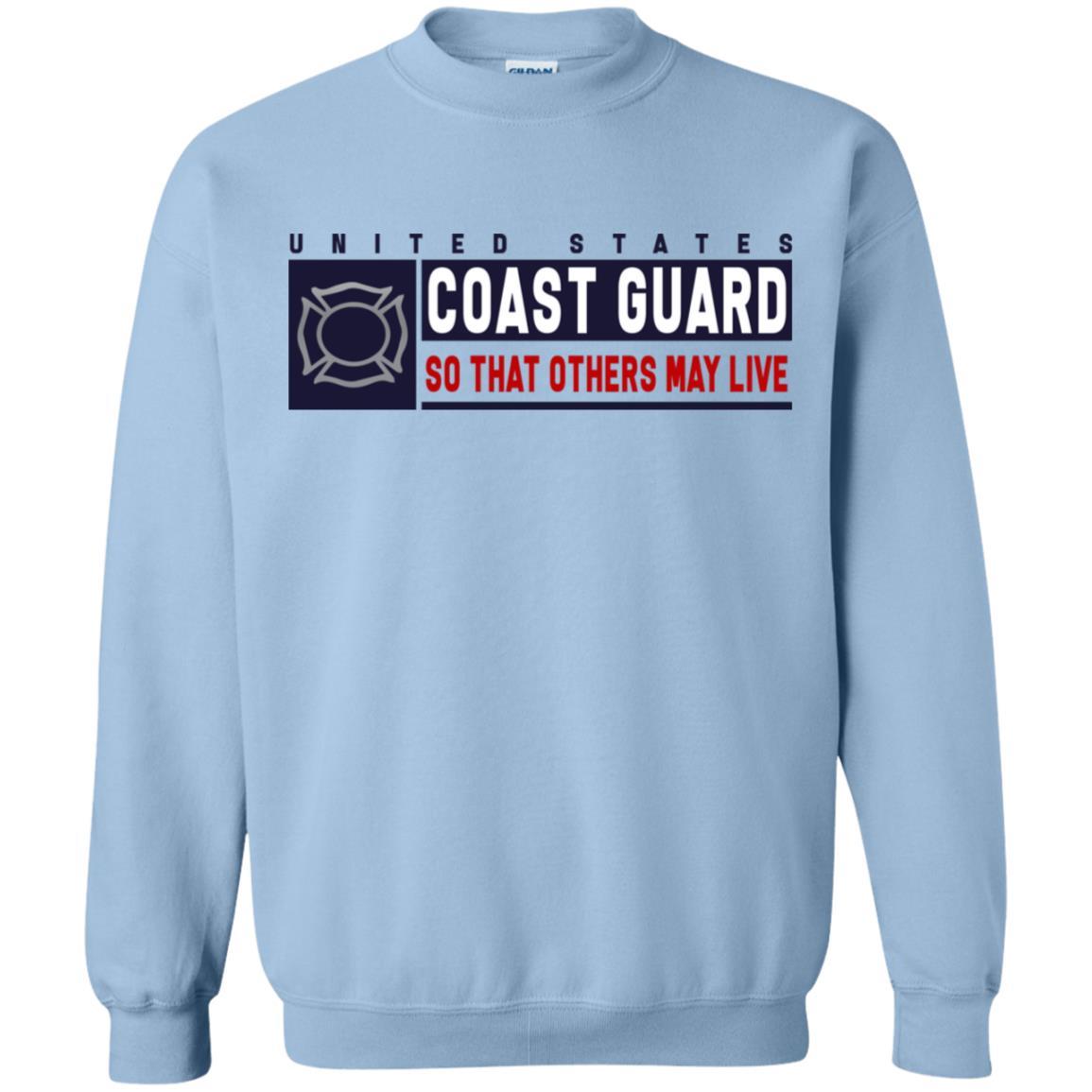 US Coast Guard Fire and Safety Specialist FF Logo- So that others may live Long Sleeve - Pullover Hoodie-TShirt-USCG-Veterans Nation