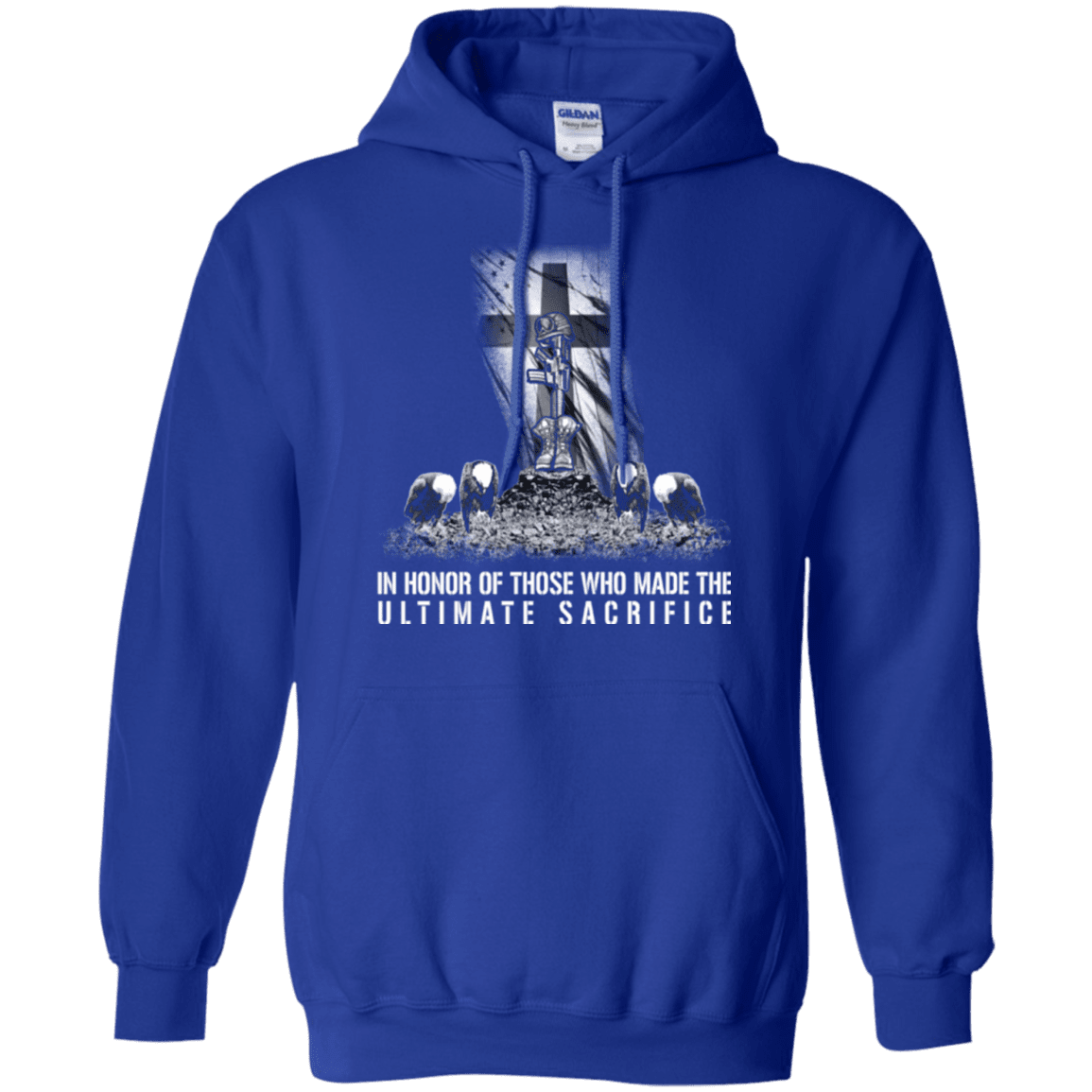 Military T-Shirt "In Honor of Those Who Made The Ultimate Sacrifice"-TShirt-General-Veterans Nation