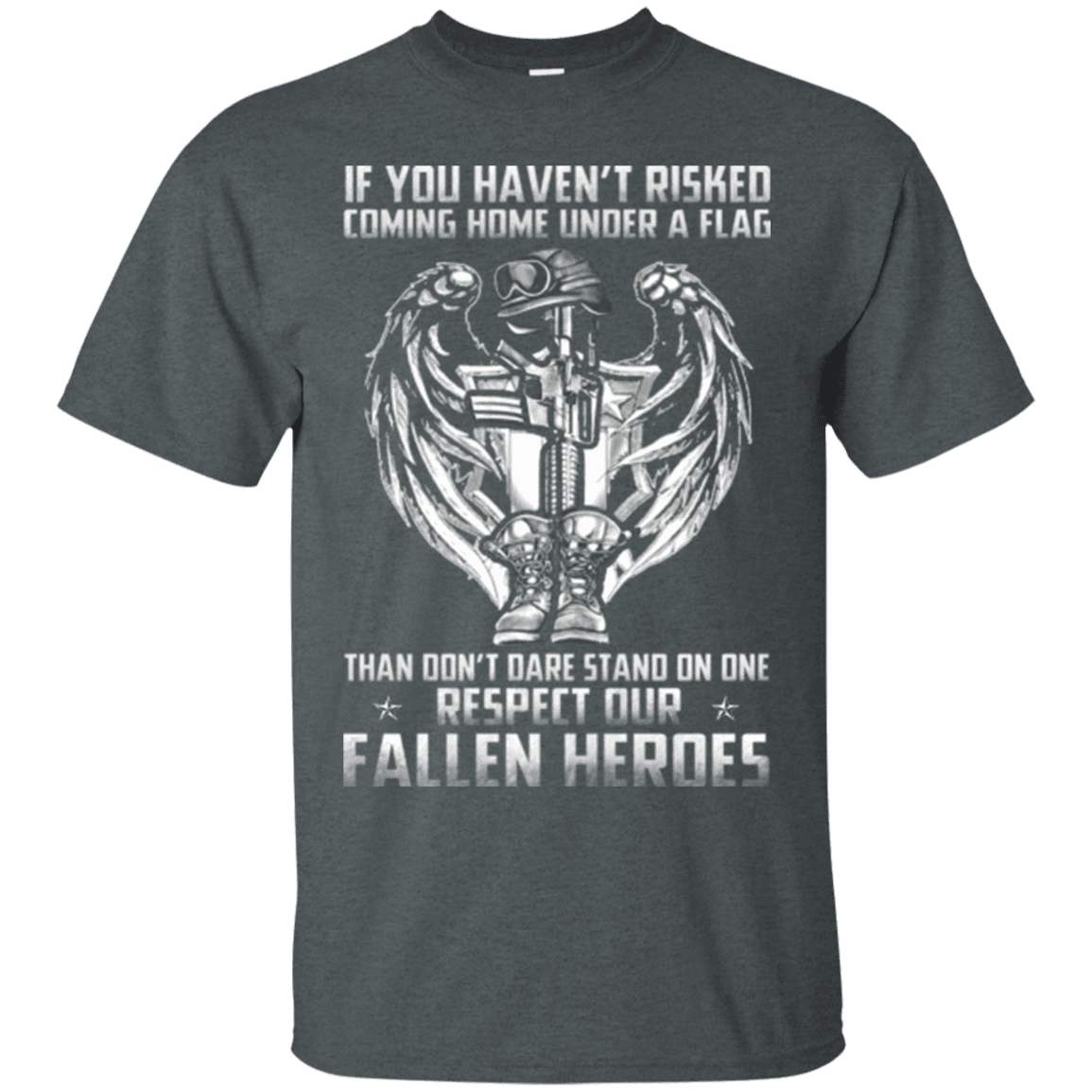 Military T-Shirt "Fallen Heroes"-TShirt-General-Veterans Nation