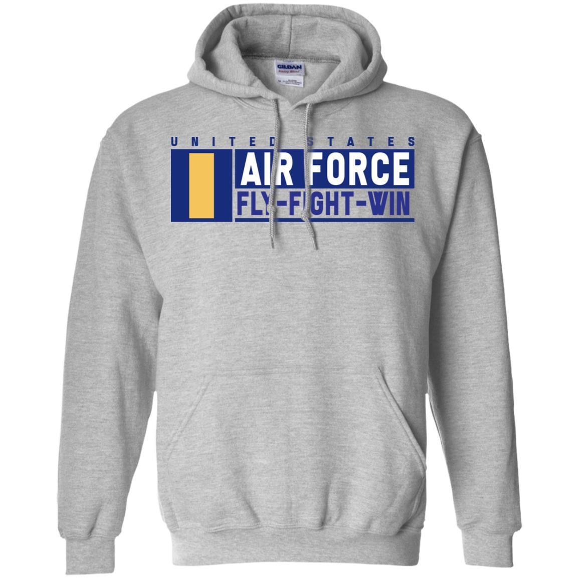 US Air Force O-1 Second Lieutenant Fly - Fight - Win T-Shirt On Front For Men-TShirt-USAF-Veterans Nation