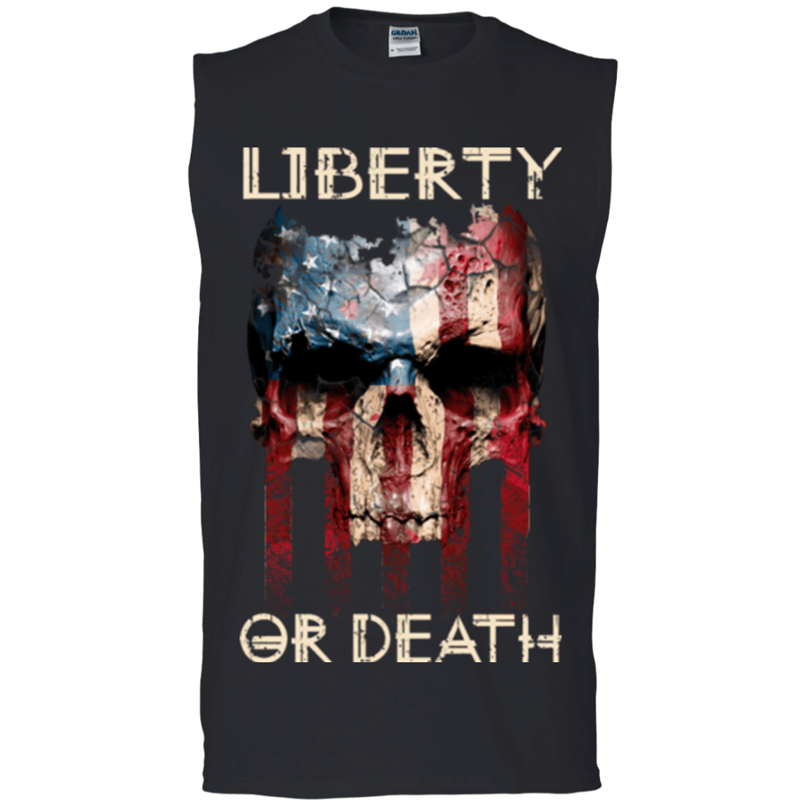 Military T-Shirt "LIBERTY OR DEATH SHIRT"-TShirt-General-Veterans Nation