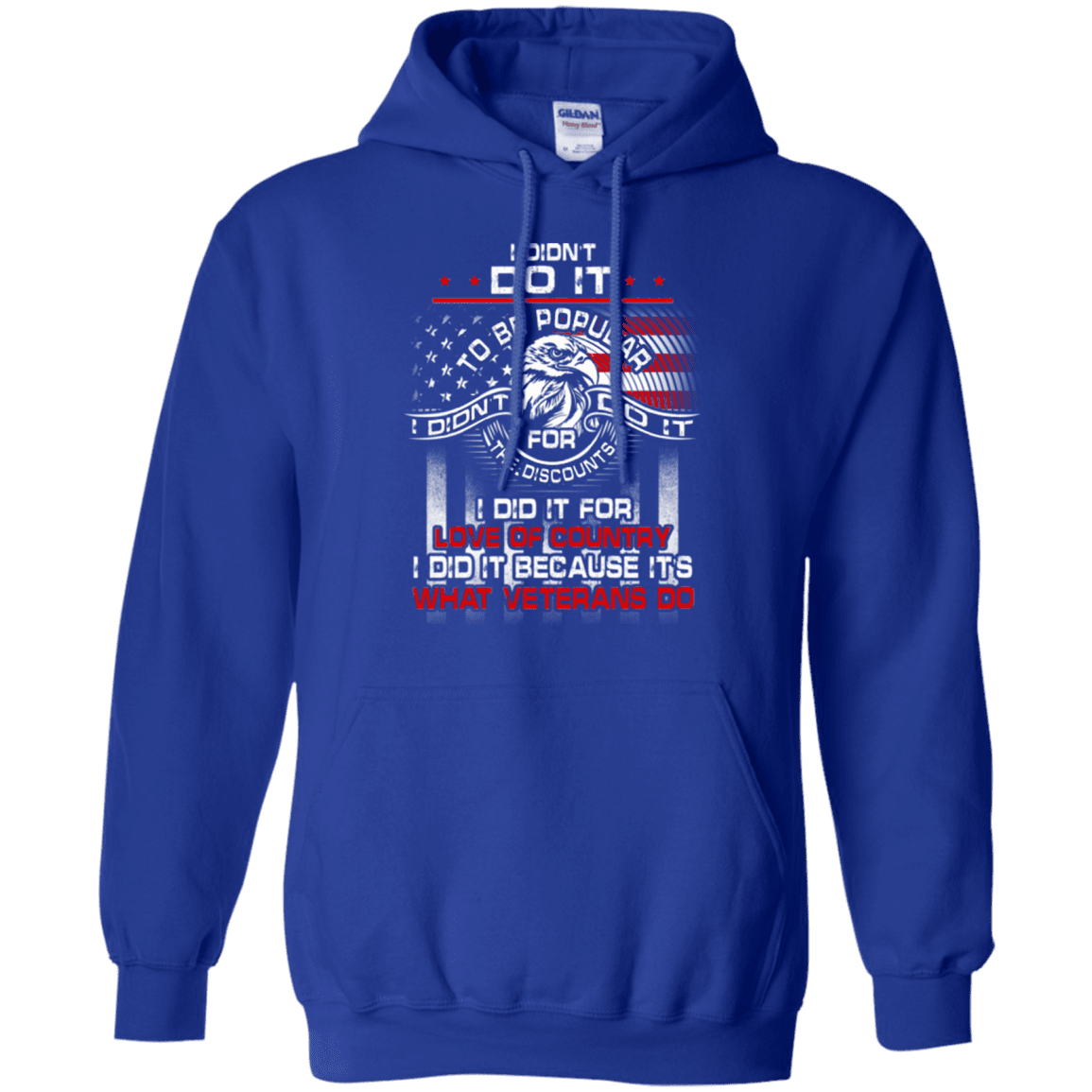 Military T-Shirt "I DID IT BECAUSE ITS WHAT VETERANS DO"-TShirt-General-Veterans Nation