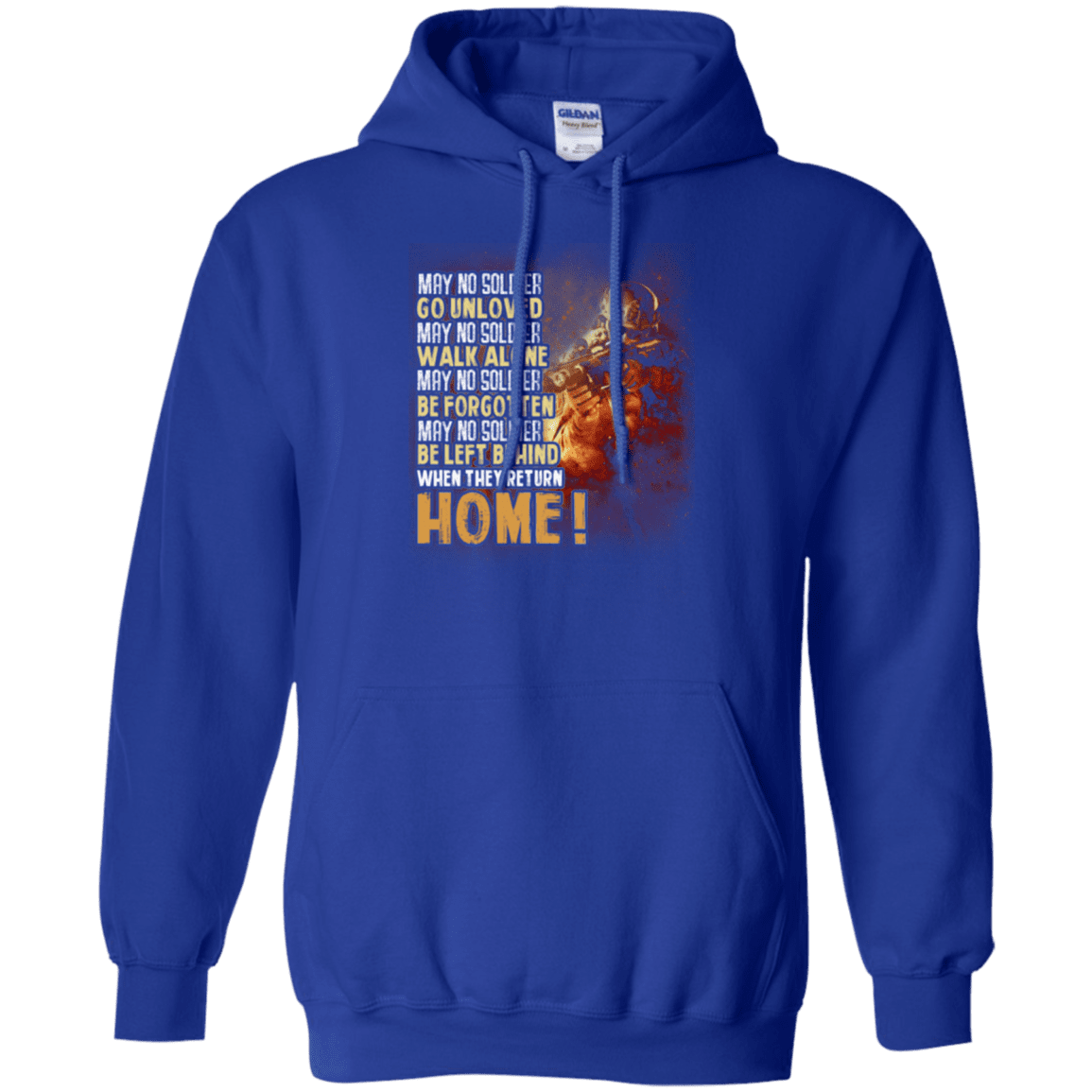 Military T-Shirt "Go Unloved, Walk Alone, Be Forgotten, Be Left Behind, Home"-TShirt-General-Veterans Nation
