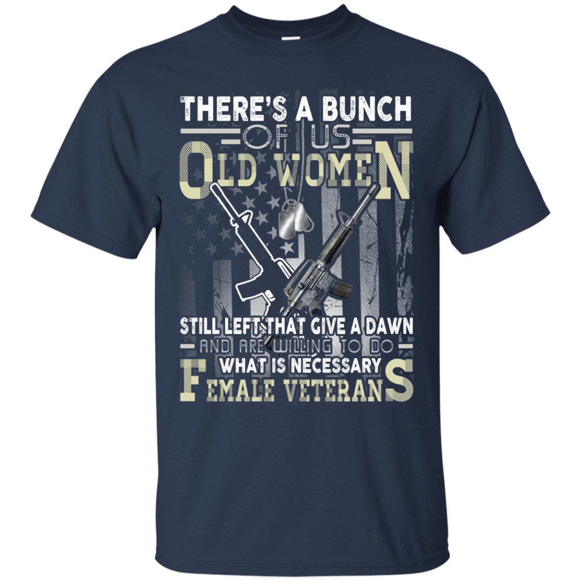 Military T-Shirt "FEMALE VETERAN"-TShirt-General-Veterans Nation