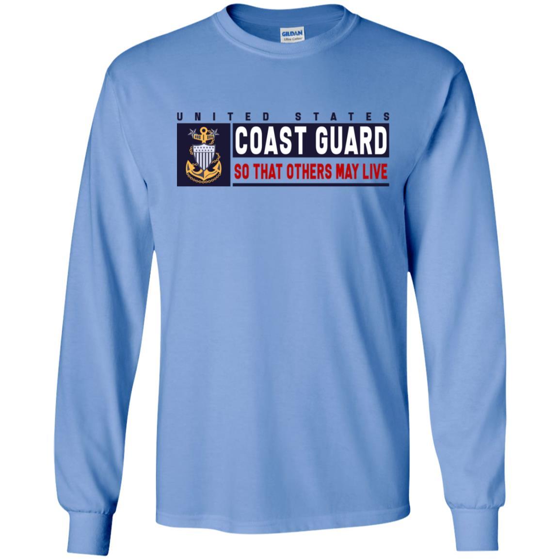 US Coast Guard E-9 So That Others May Live Long Sleeve - Pullover Hoodie-TShirt-USCG-Veterans Nation