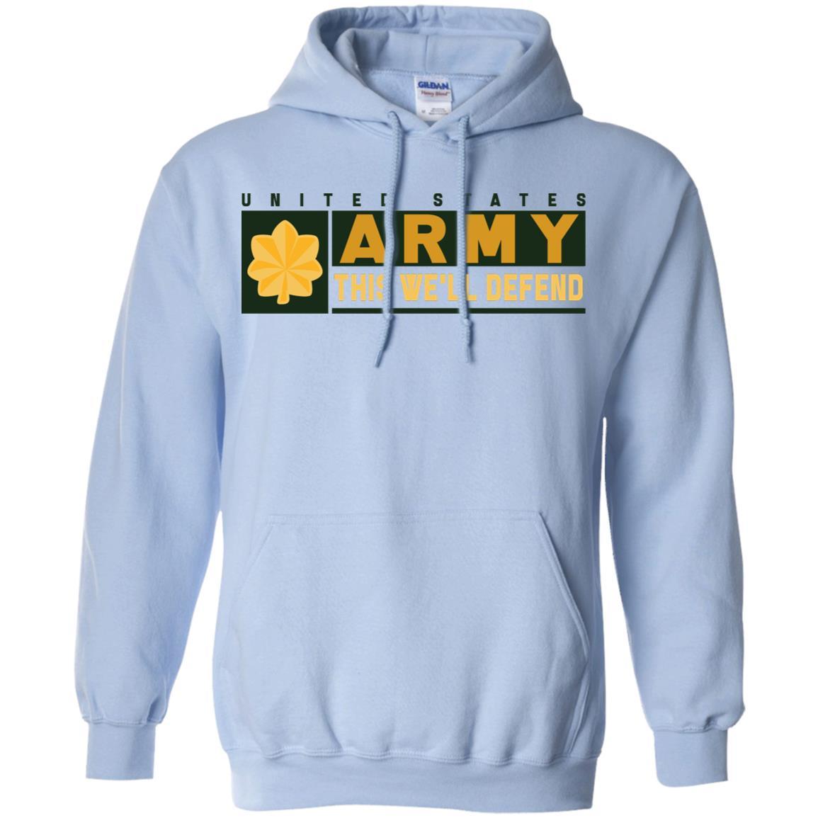 US Army O-4 This We Will Defend T-Shirt On Front For Men-TShirt-Army-Veterans Nation