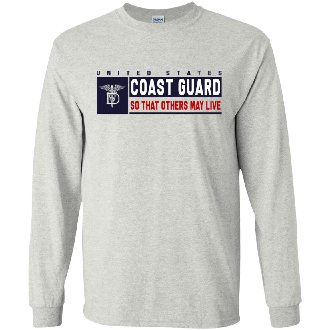 US Coast Guard Dental Technician DT Logo- So that others may live Long Sleeve - Pullover Hoodie-TShirt-USCG-Veterans Nation