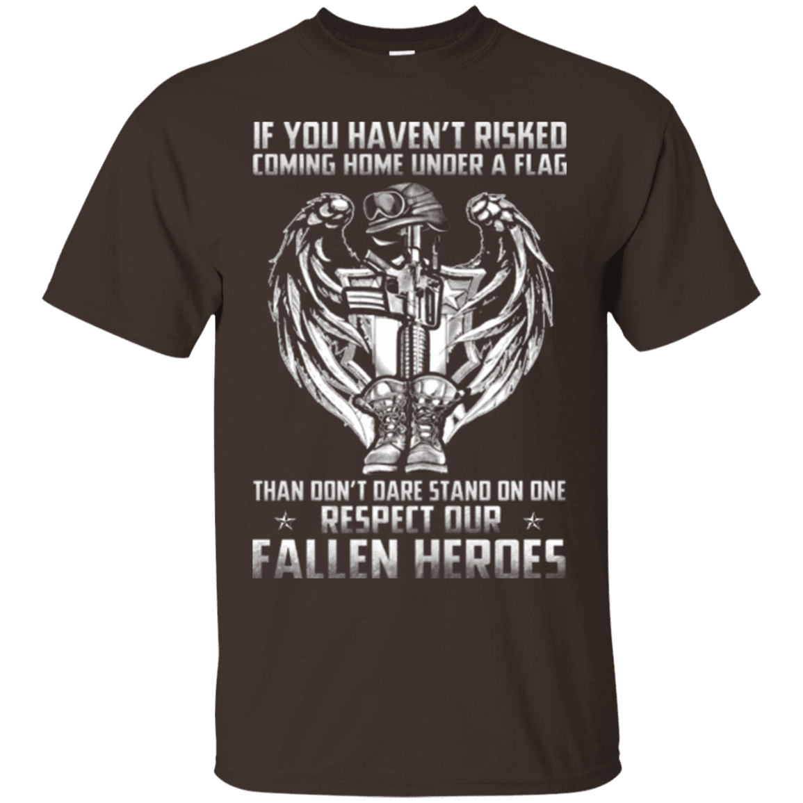 Military T-Shirt "Fallen Heroes"-TShirt-General-Veterans Nation